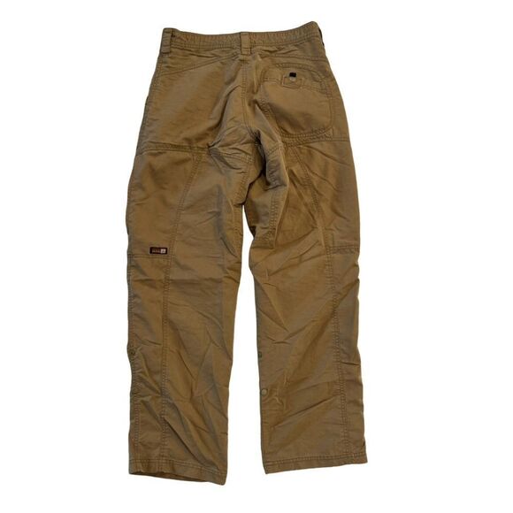 Men's Tan Cargo Pants Prana size small hiking - Picture 2 of 2